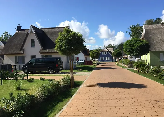 Reethaus Seeadler Mit Sauna, Terrasse, Garten Glowe photo