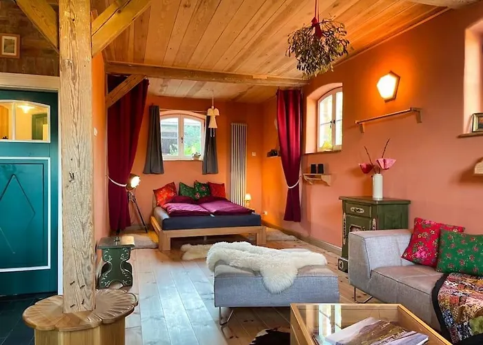 Einzigartiges Ferien-Loft Auf Dem Treckerhof Appartement Lupendorf foto