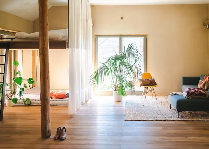 Weitraeumiges, Helles Studio Mit Naturblick Rognitz foto