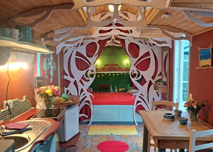 fotos do Tiny Haus # Sternenblick # Sauna # Wild & Heiss Garvensdorf